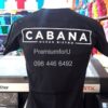 เสื้อยืด คอกลม ลายสกรีน CABANA