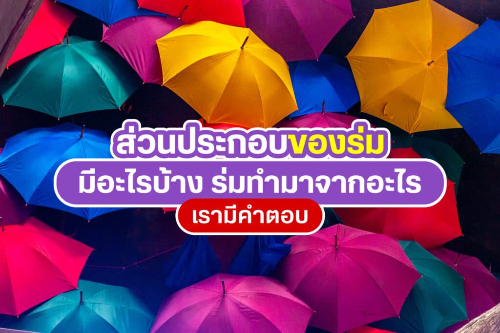 ส่วนประกอบของร่ม